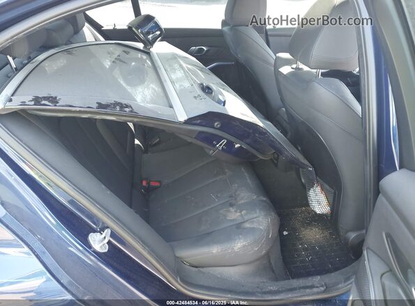 3MW5R7J01L8B09898 2020 BMW 3 SERIES Black Vista de la etiqueta del VIN