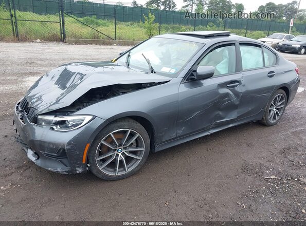 3MW5R7J0XL8B33178 2020 BMW 3 SERIES Gray Առջևի ձախ երեք քառորդ տեսարան