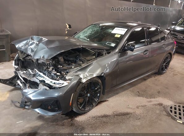 3MW5U9J01M8B89974 2021 BMW 3 SERIES Gray Przód lewy
