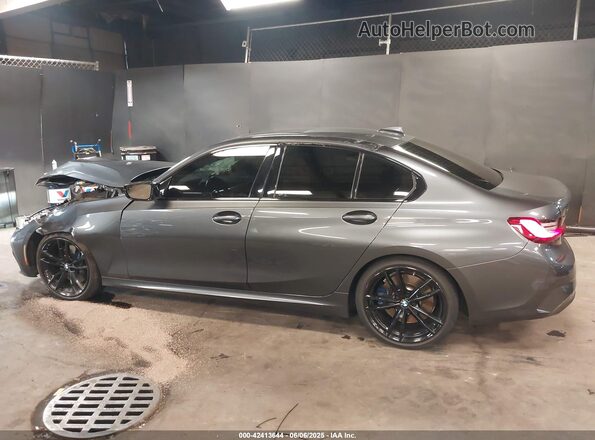 3MW5U9J01M8B89974 2021 BMW 3 SERIES Gray Widok wnętrza 360 stopni
