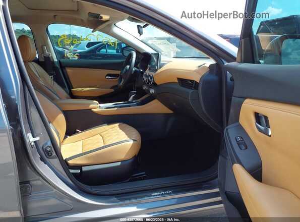 3N1AB8CV8MY330679 2021 NISSAN SENTRA Gray Front interior view
