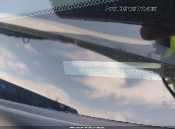 3N1CE2CP0KL356007 2019 NISSAN VERSA NOTE White Շարժիչի բաժամունքի տեսք