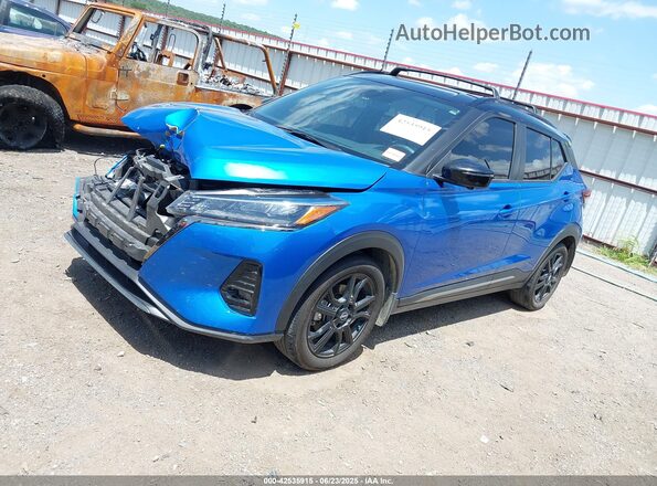 3N1CP5DV6RL485372 2024 NISSAN KICKS Blue 