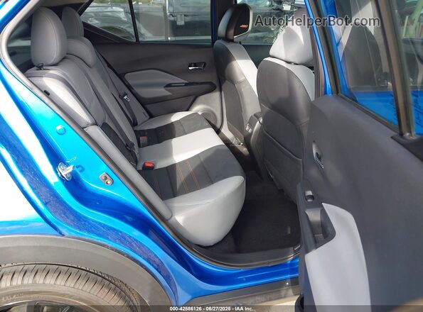 3N1CP5DV9ML477954 2021 NISSAN KICKS Синий Вид наклейки с VIN-кодом
