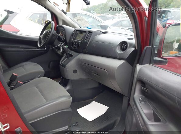 3N6CM0KN8JK701242 2018 NISSAN NV200 Red Widok wnętrza z przodu