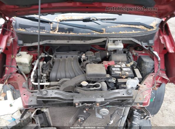 3N6CM0KN8JK701242 2018 NISSAN NV200 Red Widok komory silnika