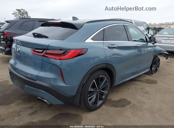 3PCAJ5JR5PF124353 2023 INFINITI QX55 Light Blue უკანა მარჯვენა