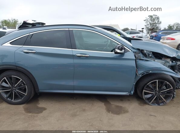 3PCAJ5JR5PF124353 2023 INFINITI QX55 Light Blue სალონის 360-გრადუსიანი ხედი