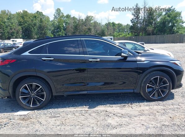 3PCAJ5K36NF100506 2022 INFINITI QX55 Black უკანა სალონის ხედი