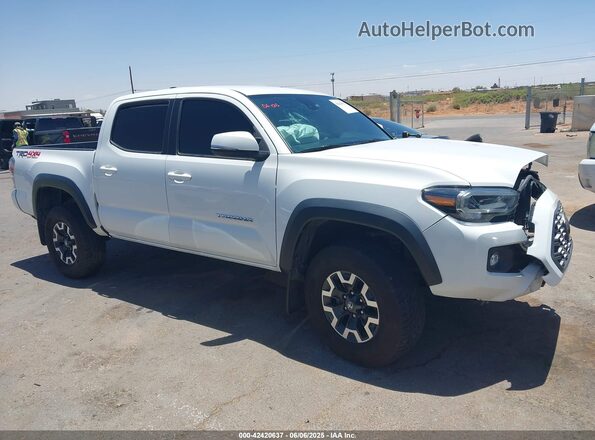 3TMCZ5AN0MM395231 2021 TOYOTA TACOMA White Սալոնի 360 աստիճան տեսք