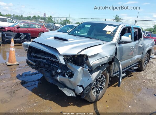 3TMCZ5AN4MM413309 2021 TOYOTA TACOMA Silver Front left