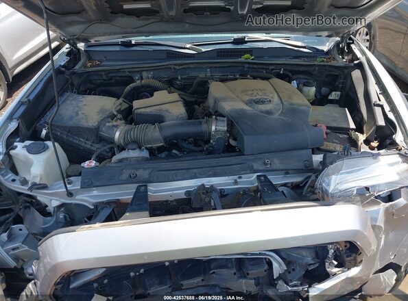 3TMCZ5AN4MM413309 2021 TOYOTA TACOMA Silver Rear view