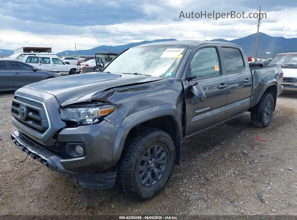 3TMDZ5BN1LM086806 2020 TOYOTA TACOMA Gray წინა მარცხენა ხედი სამი მეოთხედიდან