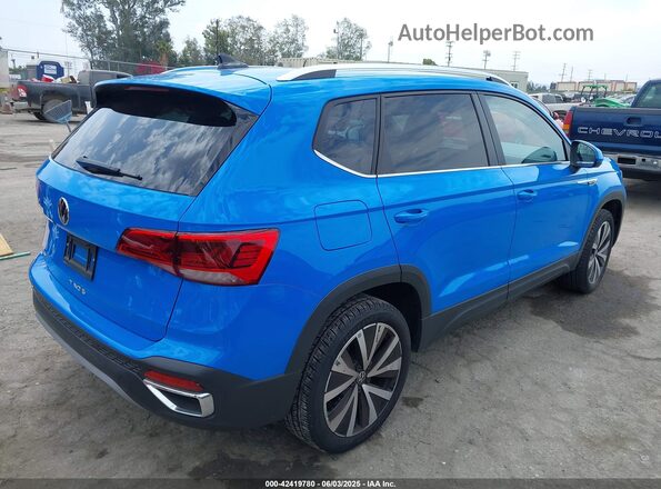 3VVEX7B22RM000201 2024 VOLKSWAGEN TAOS Blue Rear right