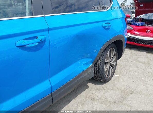 3VVEX7B22RM000201 2024 VOLKSWAGEN TAOS Blue Front view