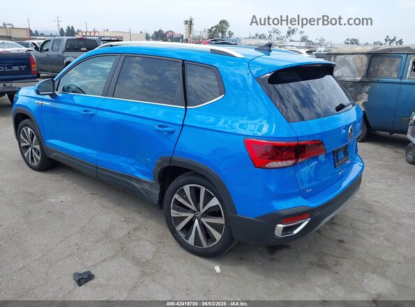 3VVEX7B22RM000201 2024 VOLKSWAGEN TAOS Blue Rear left
