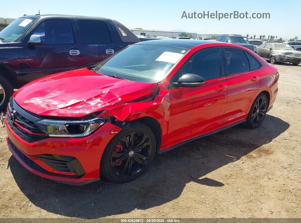 3VW6T7BU6LM104338 2020 VOLKSWAGEN JETTA Red Передня ліва чверть