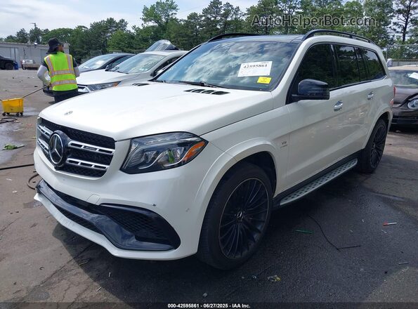 4JGDF7FE4JB023570 2018 MERCEDES-BENZ AMG GLS 63 White Vista tres cuartos delantera izquierda