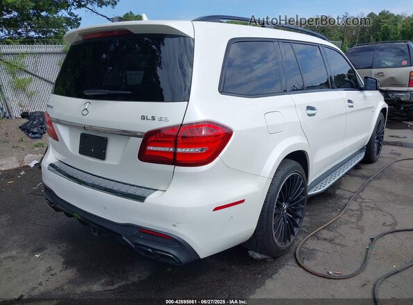 4JGDF7FE4JB023570 2018 MERCEDES-BENZ AMG GLS 63 White Trasero derecho