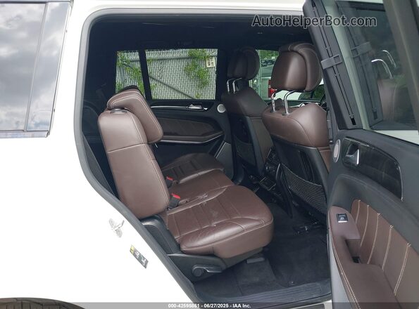 4JGDF7FE4JB023570 2018 MERCEDES-BENZ AMG GLS 63 White Vista de la etiqueta del VIN