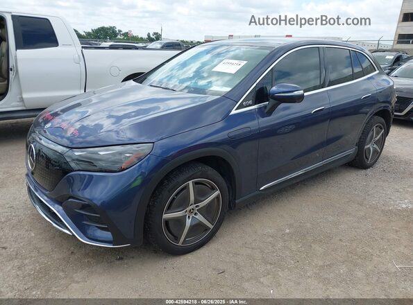 4JGGM2BB7PA004785 2023 MERCEDES-BENZ EQE 350+ SUV Синий Передняя левая четверть