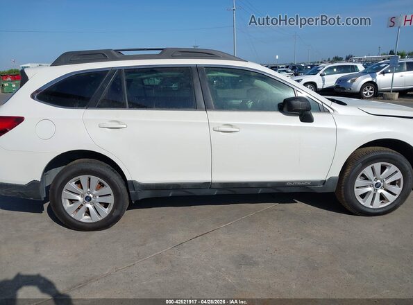 4S4BSAAC6H3390397 2017 SUBARU OUTBACK White უკანა სალონის ხედი