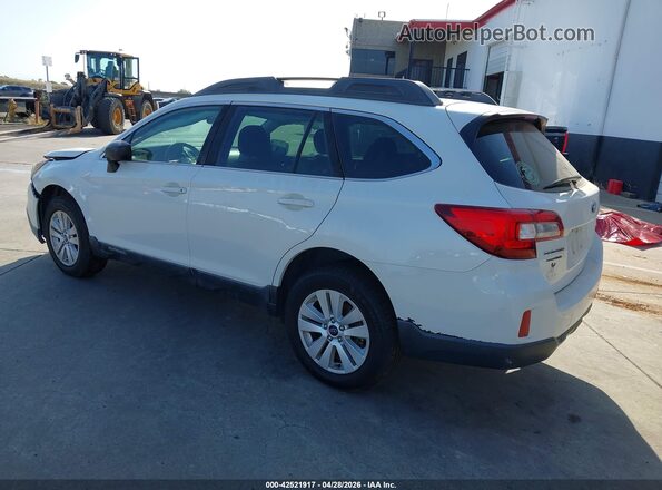 4S4BSAAC6H3390397 2017 SUBARU OUTBACK White უკანა მარცხენა