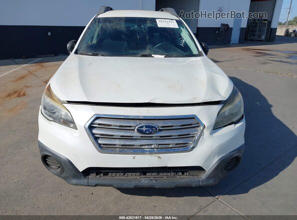 4S4BSAAC6H3390397 2017 SUBARU OUTBACK White ხელსაწყოთა პანელის ხედი