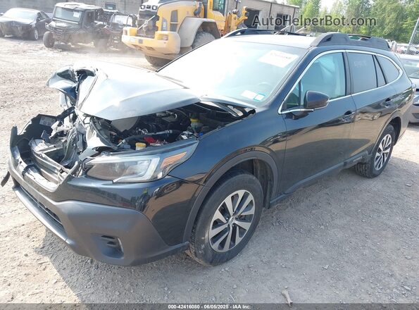 4S4BTACC3L3248236 2020 SUBARU OUTBACK Черный Передняя левая четверть