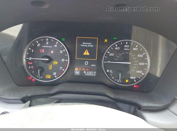 4S4BTACC3L3248236 2020 SUBARU OUTBACK Черный Вид задних сидений