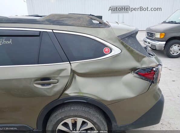 4S4BTAEC3L3258083 2020 SUBARU OUTBACK Green Front view