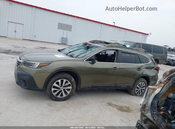4S4BTAEC3L3258083 2020 SUBARU OUTBACK Green Rear interior view