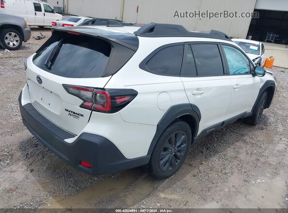 4S4BTALC6P3106517 2023 SUBARU OUTBACK White Rear right