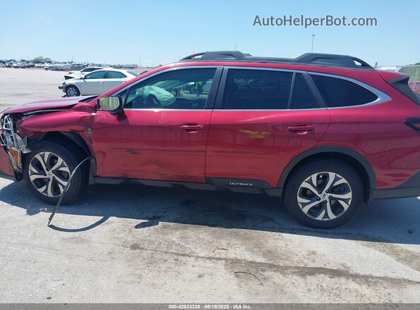 4S4BTANC6M3105425 2021 SUBARU OUTBACK Red 