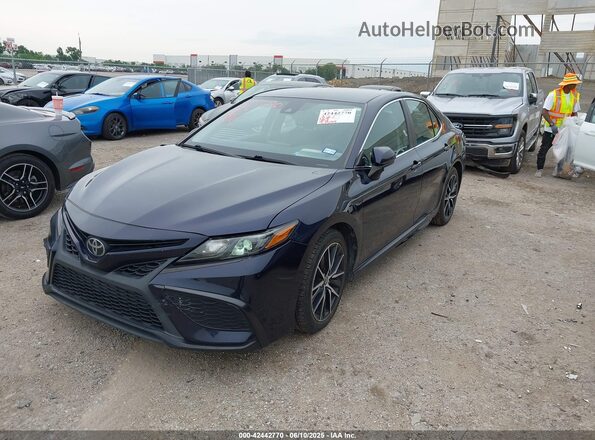 4T1G11AK3MU535111 2021 TOYOTA CAMRY Blue Передня ліва чверть