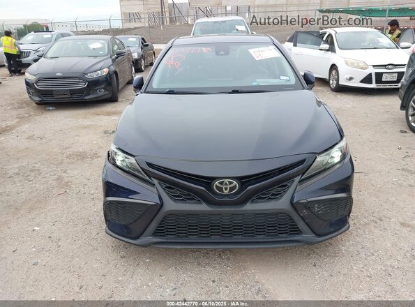 4T1G11AK3MU535111 2021 TOYOTA CAMRY Blue Вид щитка приладів