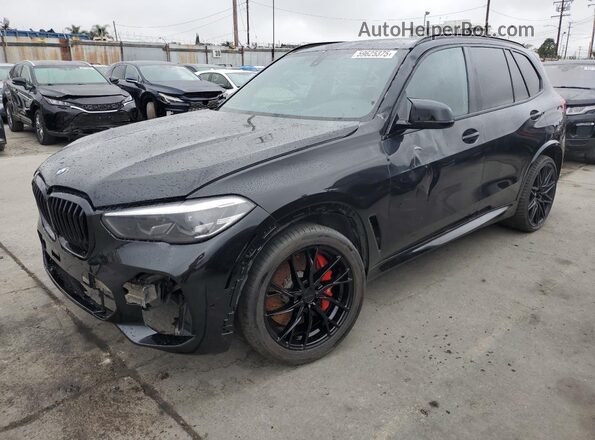 5YMJU0C0XM9H13455 2021 BMW X5 Black 