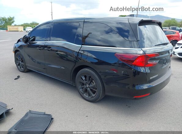 5FNRL6H76RB066375 2024 HONDA ODYSSEY Black Rear left