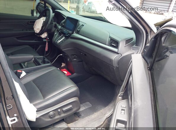 5FNRL6H76RB066375 2024 HONDA ODYSSEY Black Front interior view
