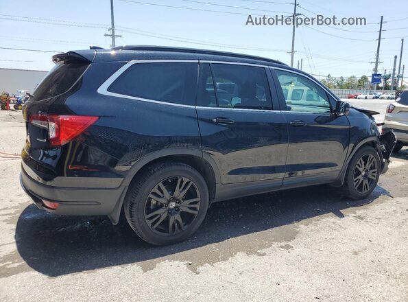 5FNYF5H29MB015754 2021 HONDA PILOT Black Trasero derecho