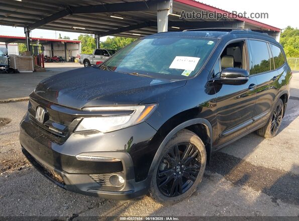 5FNYF6H79LB038824 2020 HONDA PILOT Black წინა მარცხენა ხედი სამი მეოთხედიდან