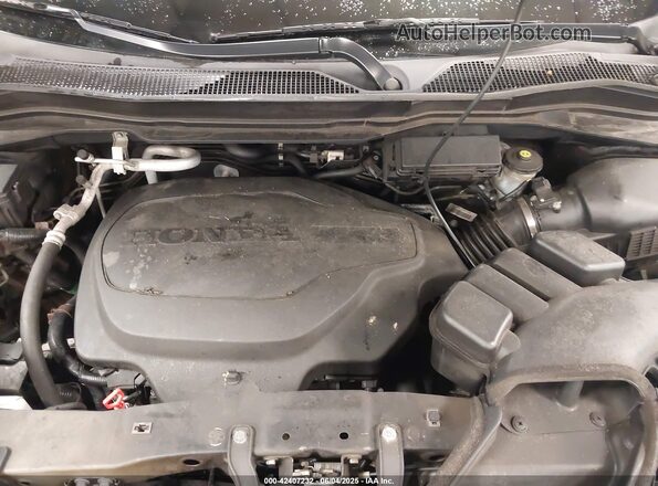 5FNYF6H7XMB074197 2021 HONDA PILOT Black Հետևի տեսք