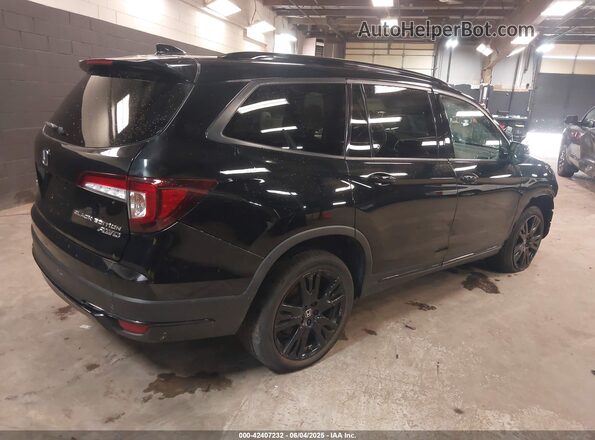 5FNYF6H7XMB074197 2021 HONDA PILOT Black Հետևի աջ