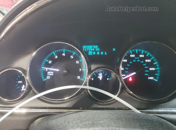 5GAKVBKD0GJ263178 2016 BUICK ENCLAVE Black Вид щитка приладів