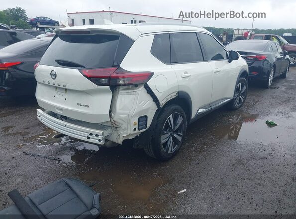 5N1AT3CB9MC691751 2021 NISSAN ROGUE White Հետևի աջ