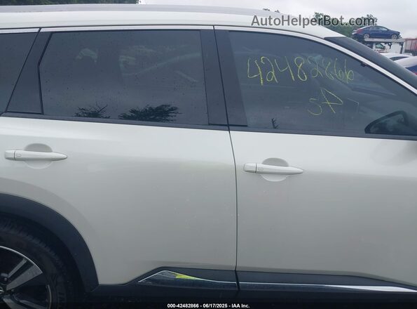 5N1AT3CB9MC691751 2021 NISSAN ROGUE White Սալոնի 360 աստիճան տեսք