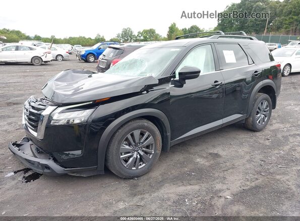 5N1DR3BC9RC278693 2024 NISSAN PATHFINDER Black Առջևի ձախ երեք քառորդ տեսարան