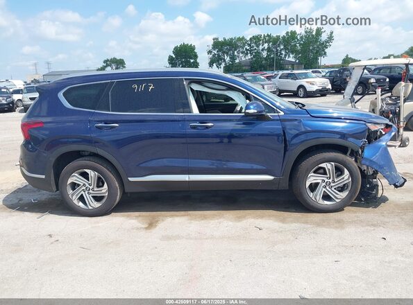 5NMS3DAJ6NH403745 2022 HYUNDAI SANTA FE Blue Widok wnętrza 360 stopni