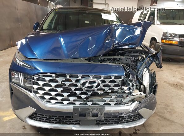 5NMS4DALXMH346589 2021 HYUNDAI SANTA FE Blue Դիմացի տեսք