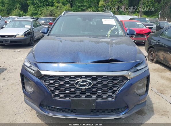 5NMS5CAD6LH233690 2020 HYUNDAI SANTA FE Blue Vista del cuadro de instrumentos